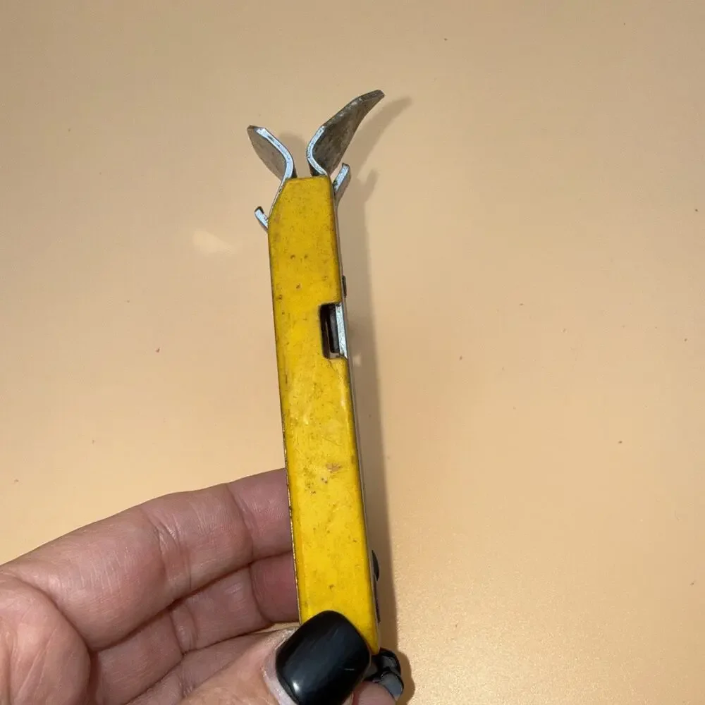 Vintage Vaughan's TAP BOY Yellow Bottle Can Opener with Corkscrew Chicago USA